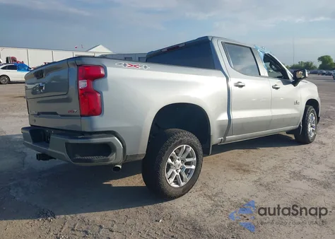 2025 Chevrolet Silverado K1500 Rst из США, поврежденный, VIN 1GCPKEEK4SZ195163